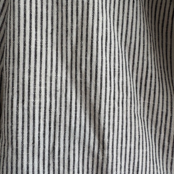 Old Navy Linen Blend Striped Blazer Women’s Size Small - Picture 5 of 10